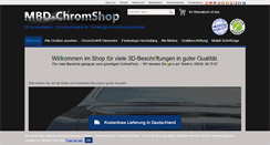 Desktop Screenshot of chrombeschriftung.de