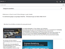 Tablet Screenshot of chrombeschriftung.de